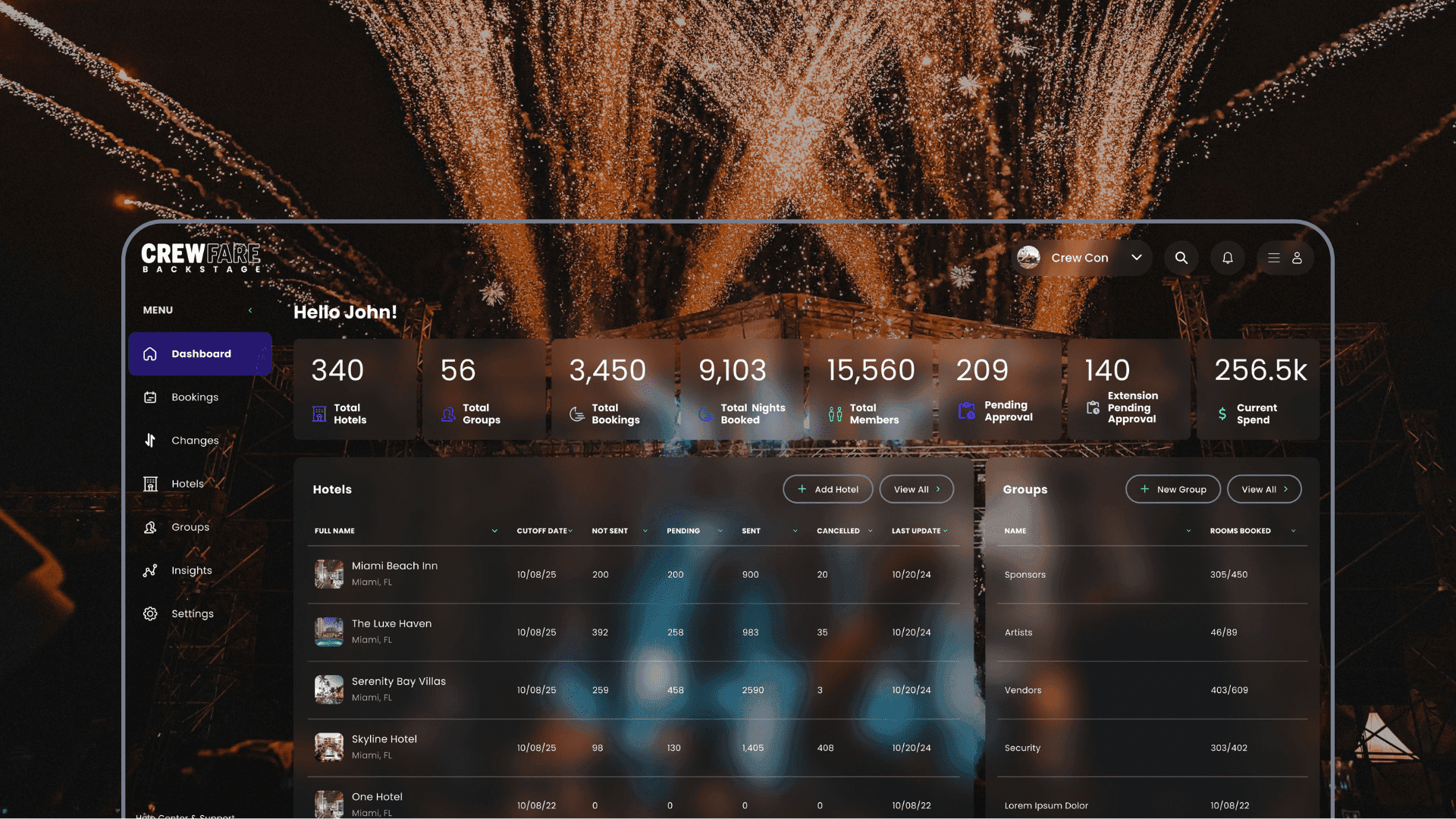 Crewfare Backstage for Corporate Travel Management